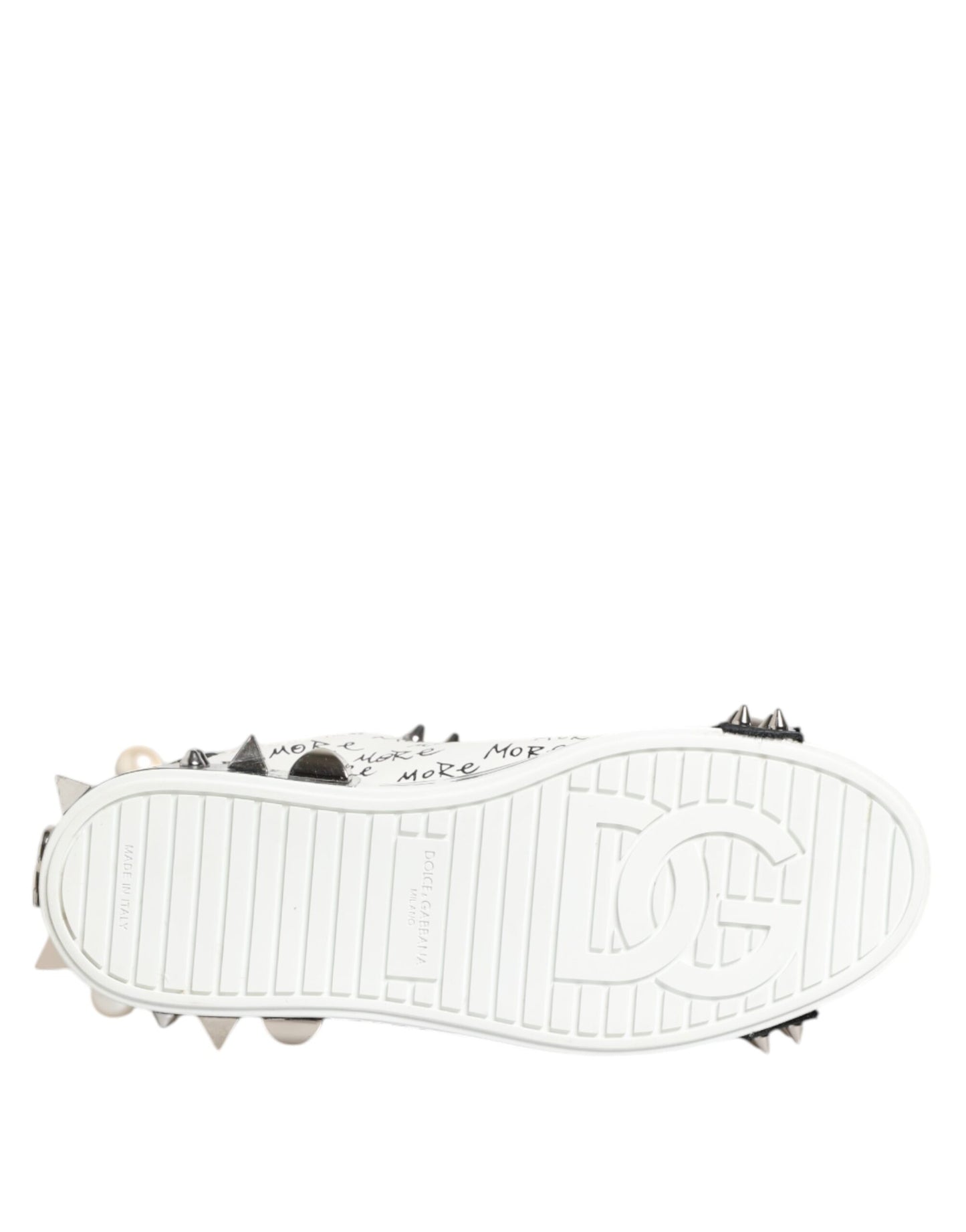 Black White Studded Low Top Sneakers Shoes