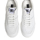 White Miami Leather Low Top Sneakers Shoes