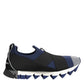 Blue Black Slip On Low Top Men Sneakers Shoes