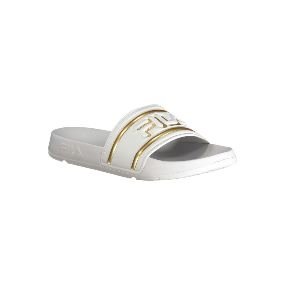 White Polyurethane Women's Slipper