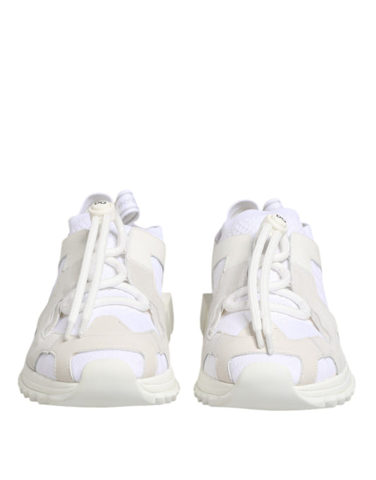 White Sorrento Low Top Lace Up Sneakers Shoes