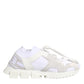 White Sorrento Low Top Lace Up Sneakers Shoes