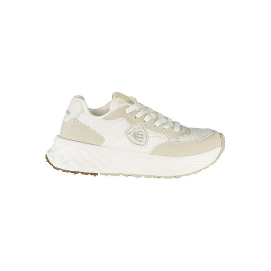 Bianco Polyurethane Women Sneaker