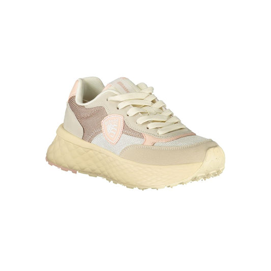 Beige Polyurethane Women Sneaker
