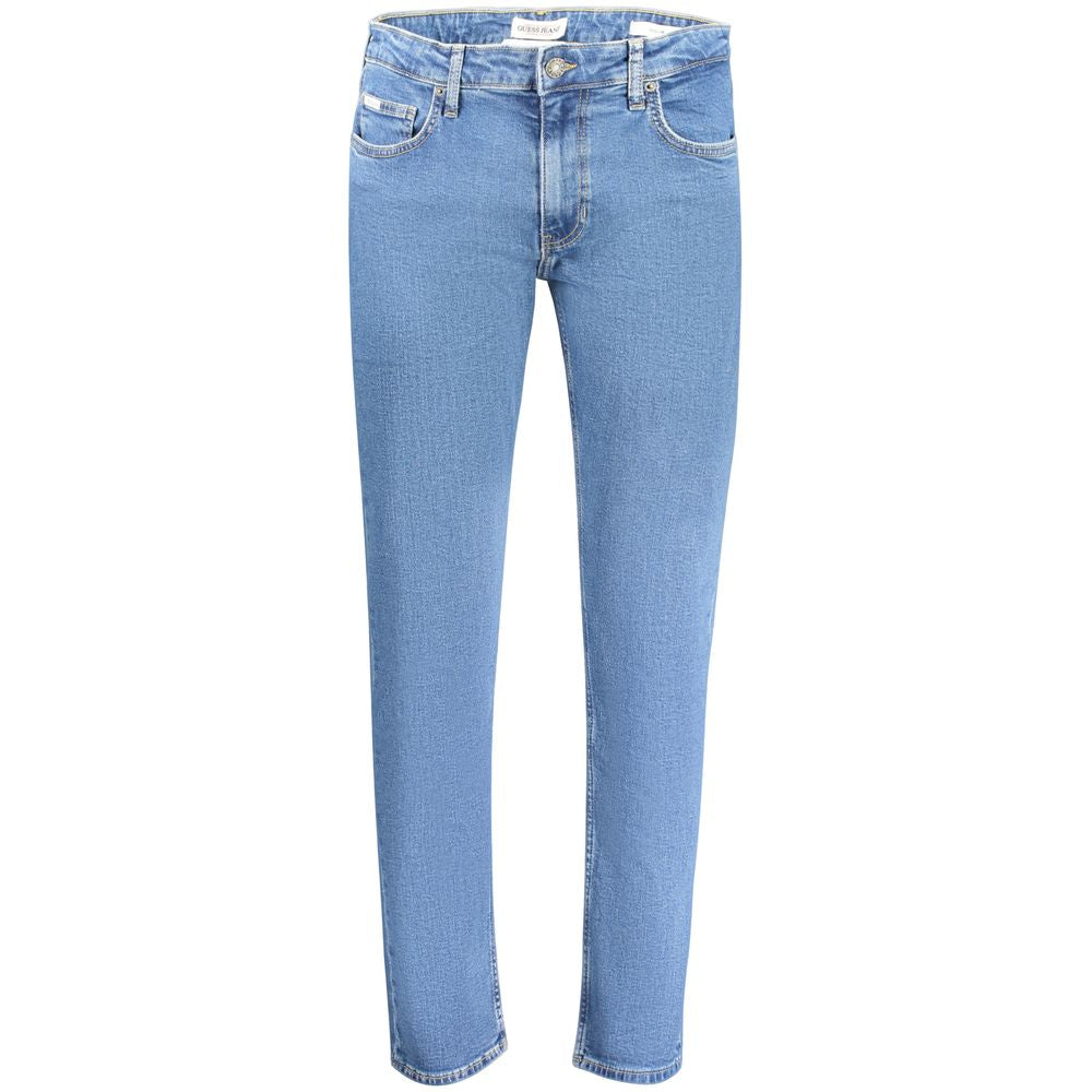 Blue Cotton Men's Jeans