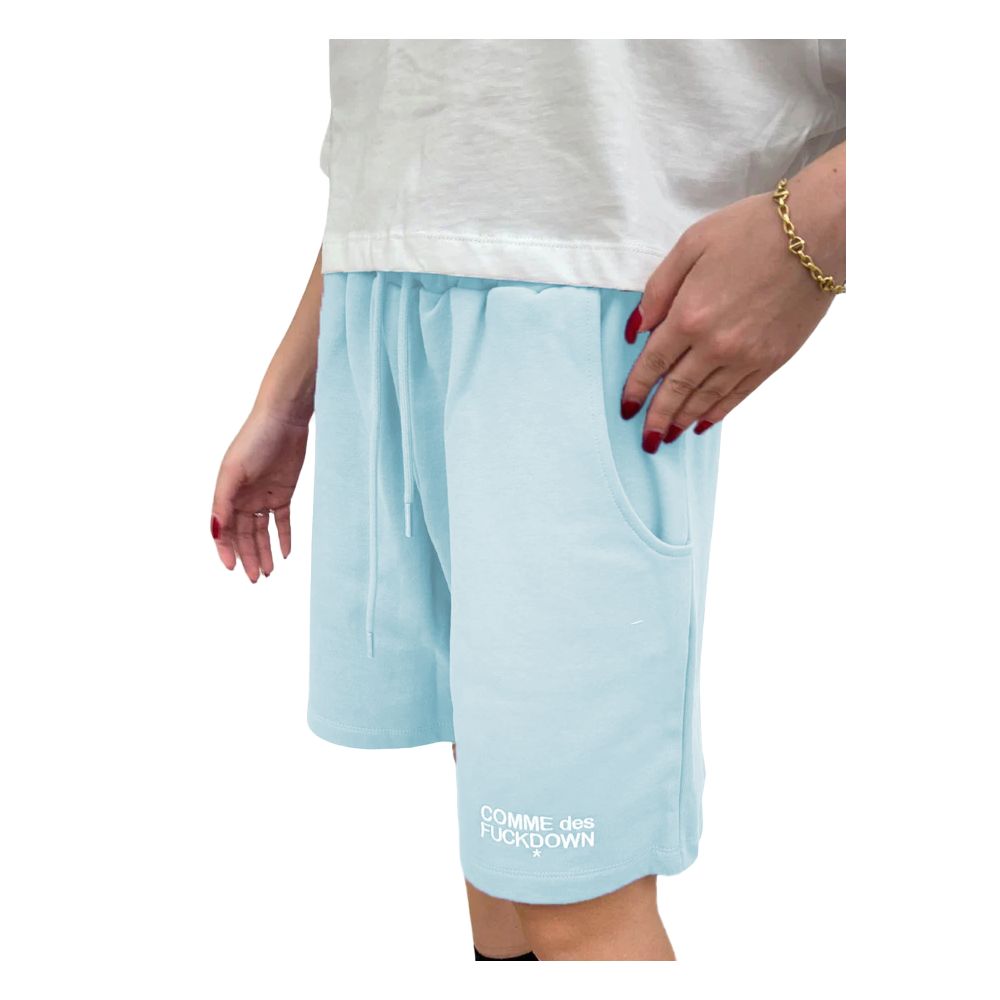 Blue Cotton Short