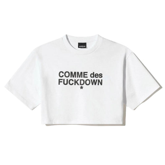 White Cotton Women T-Shirt