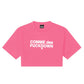 Fuchsia Cotton Women T-Shirt