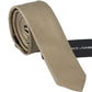 Elegant Light Brown Silk Tie