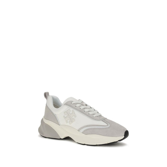 White Calf Leather Bos Taurus Athletic Sneakers