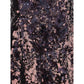 Purple Polyester Cocktail Dress