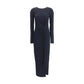 Black Modal Casual Dress