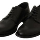Black Lace Up Leather Men Formal Derby Shoes
