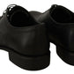 Black Lace Up Leather Men Formal Derby Shoes