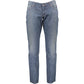Blue Cotton Women Jean