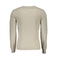 Beige Wool Men's Sweater