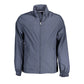 Blue Recycled Polyester Men Jacket