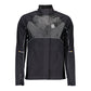 Black Polyester Men Jacket