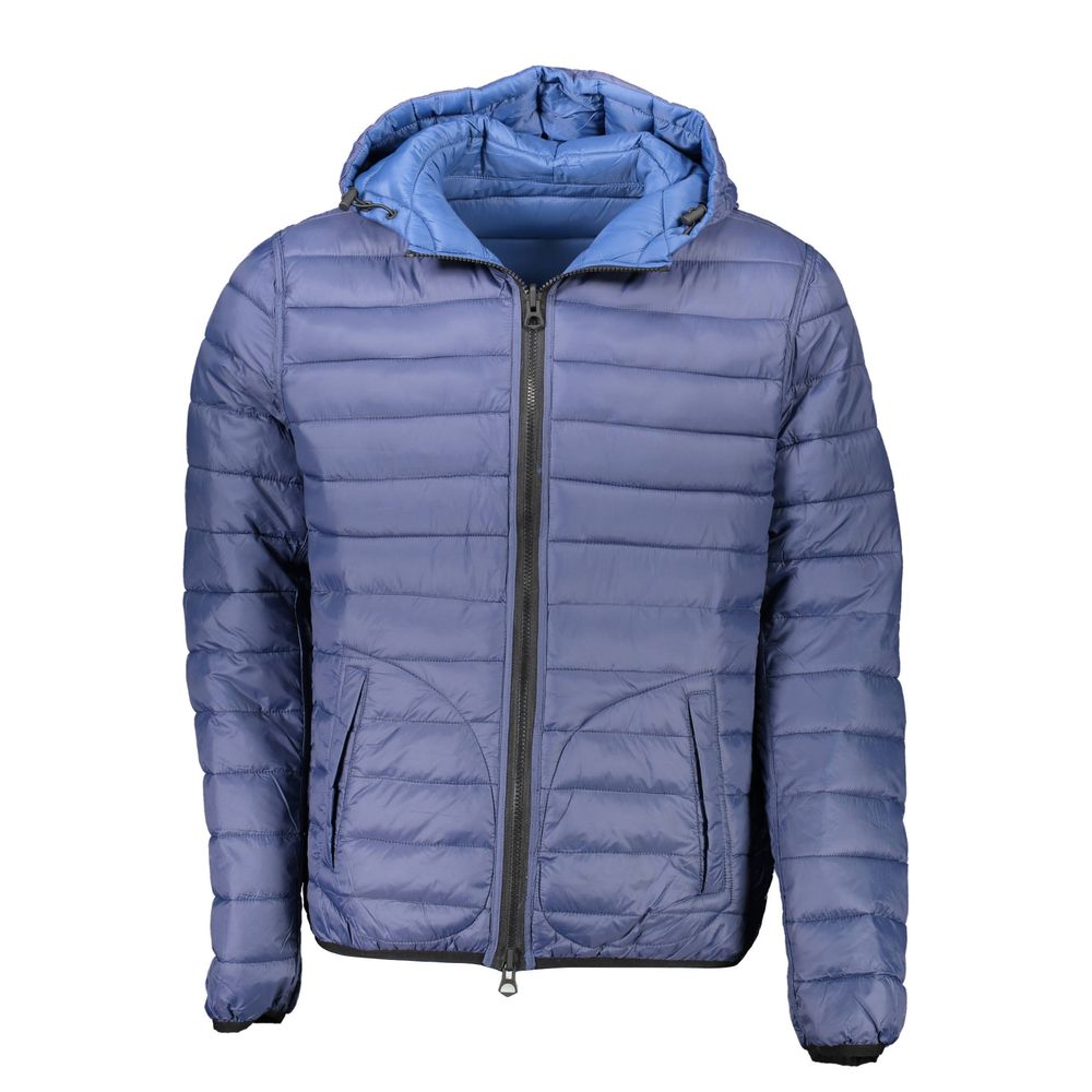 Blue Nylon Men's Jacket