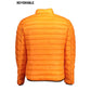 Orange Nylon Jackets & Coat