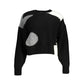 Black Polyester Sweater