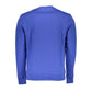 Blue Cotton Men Sweatshirt