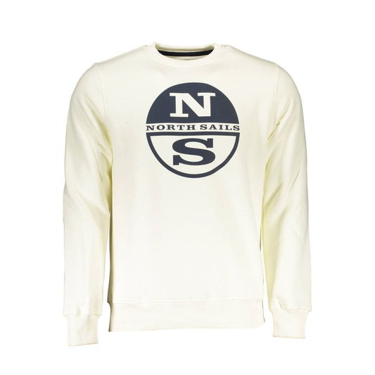 Bianco Cotton Men Sweatshirt