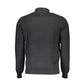 Black Cotton Men's Sweater