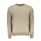 Beige Wool Men Sweater