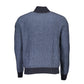 Blue Wool Men Sweater