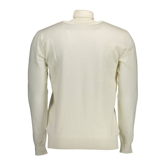 White Cotton Men's Sweater