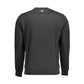 Black Cotton Men Sweatshirt