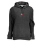 Black Cotton Women Sweater With Contrasting Details