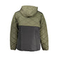 Green Polyester Men's Jacket