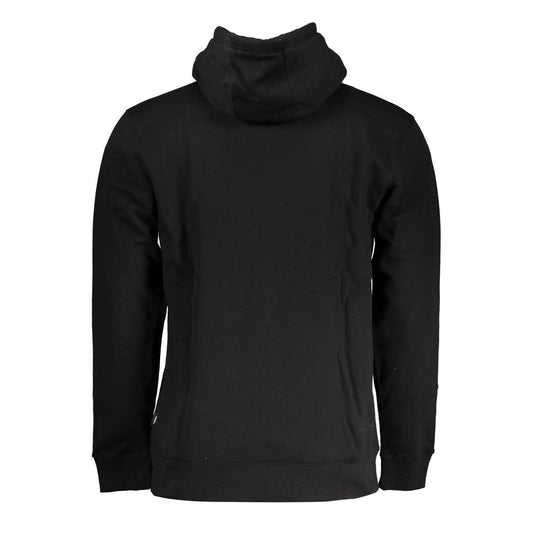 Black Cotton Men's Sweatshirt