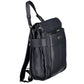 Blue Polyurethane Women Backpack
