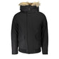 Black Cotton Men Jacket