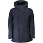 Blue Cotton Men Jacket