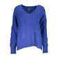 Blue Polyester Sweater