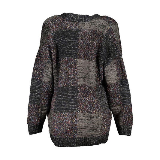 Black Polyester Sweater