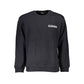 Black Cotton Men Sweatshirt