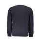 Blue Cotton Men Sweater