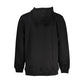 Black Cotton Men's Hooded Sweatshirt