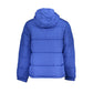 Blue Polyester Men Jacket