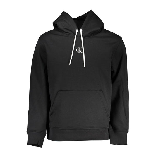 Black Polyester Men's Sweatshirt