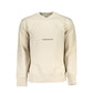 Beige Cotton Men Sweatshirt