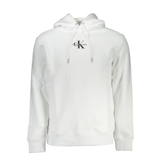 White Cotton Men's Sweatshirt