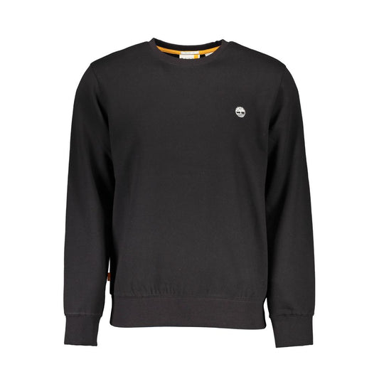 Black Organic Cotton Men Sweatshirt