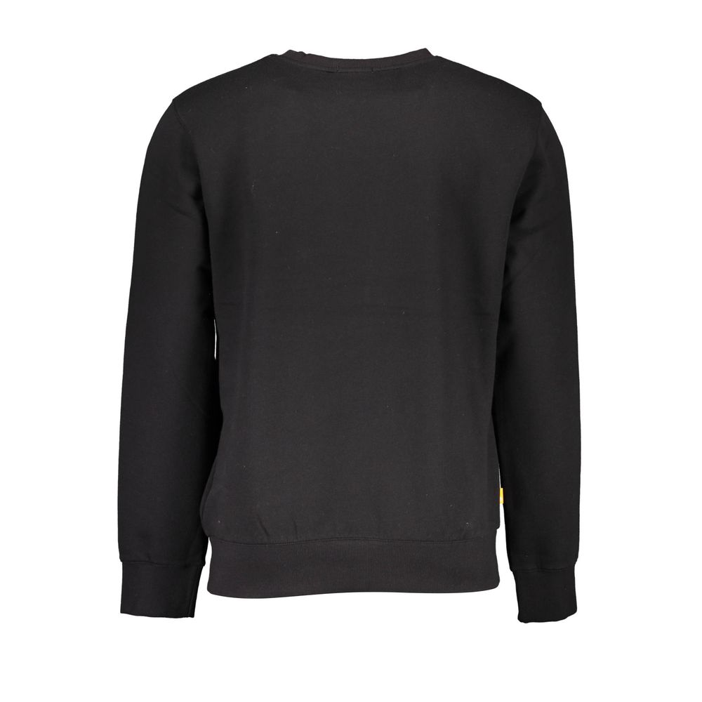 Black Organic Cotton Men Sweatshirt
