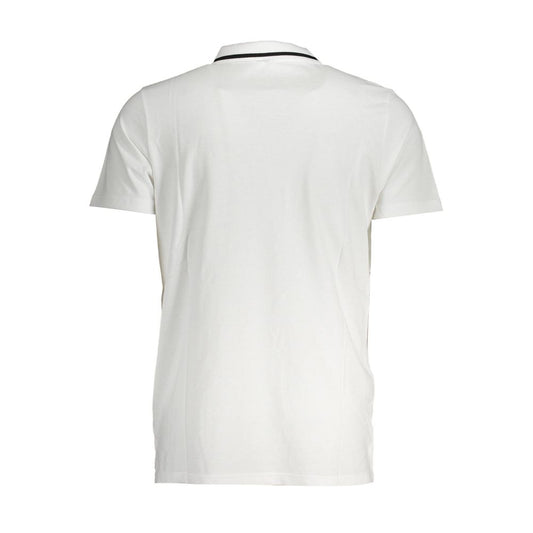 White Cotton Mens Polo Shirt